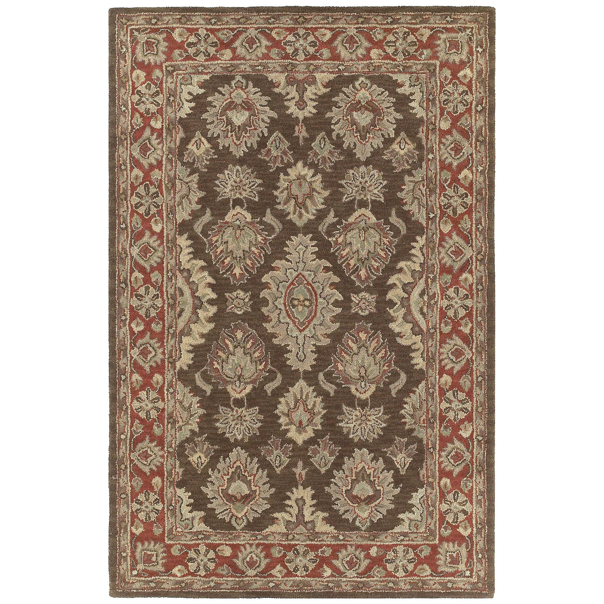 Lawrence Brown Kashan Hand tufted Wool Rug (2 X 3)