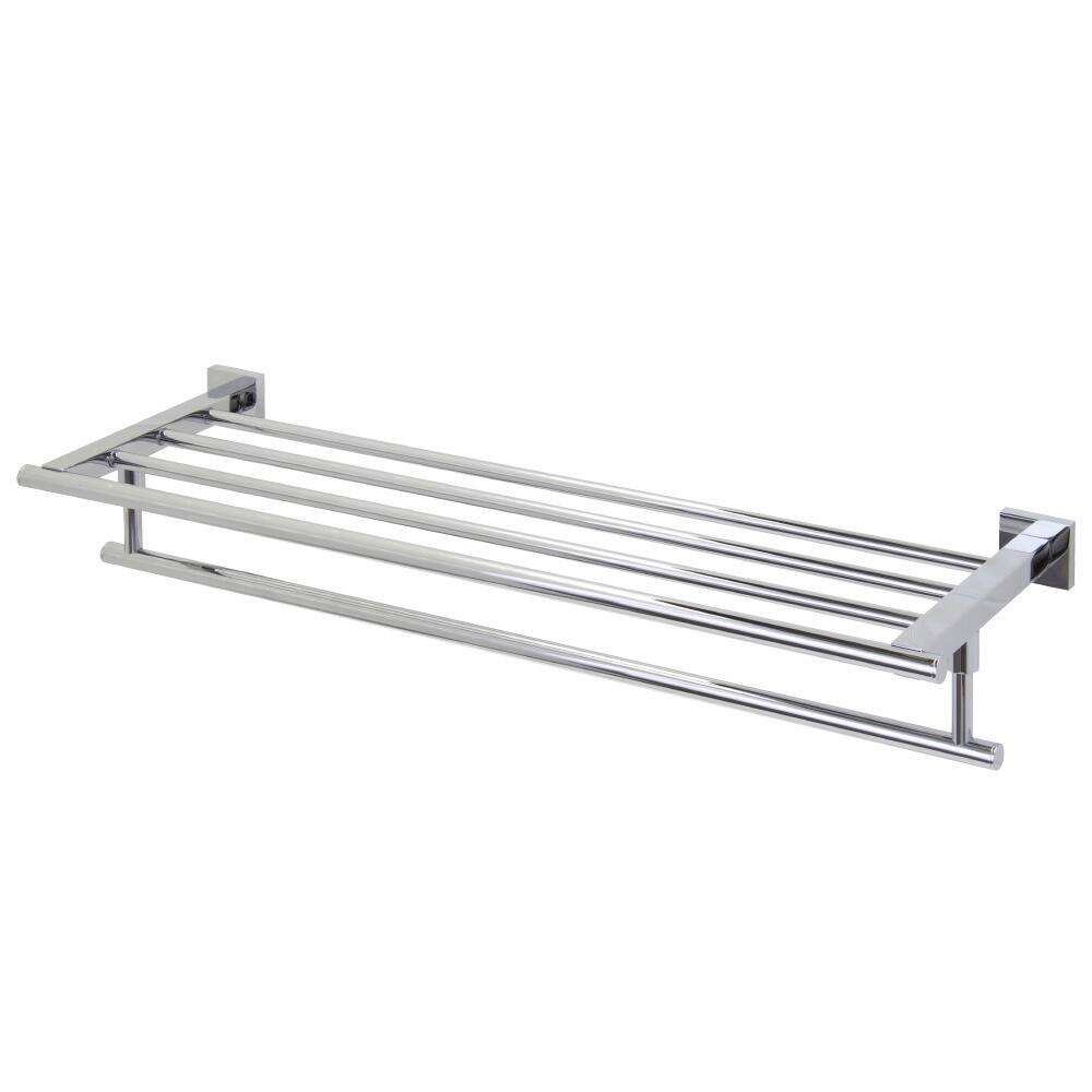 VIGO Allure Hotel-Style Rack and Towel Bar in Chrome