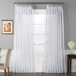 108 Inches Sheer Curtains Online At Our Best Exclusive Fabrics Double Layer Sheer White Single Curtain Panel
