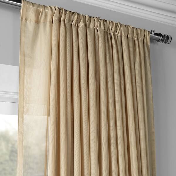 Shop Exclusive Fabrics Signature Extrawide Double Layer Sheer