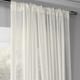 Exclusive Fabrics Extra Wide Double Layer Sheer Curtains (1 Panel ...
