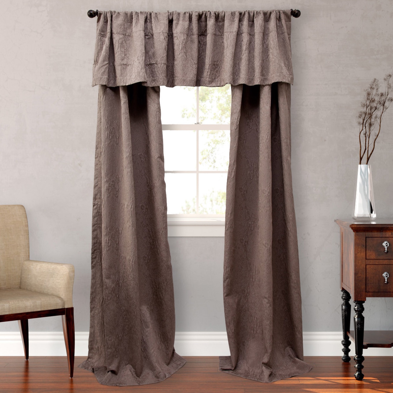 Nicole Miller Park Avenue Lined Curtain Panel Set