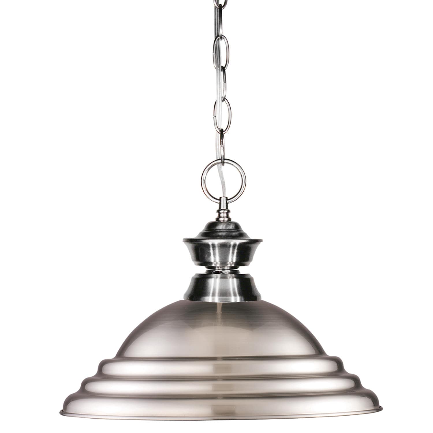 Z lite Brushed Nickel Modern 1 light Pendant