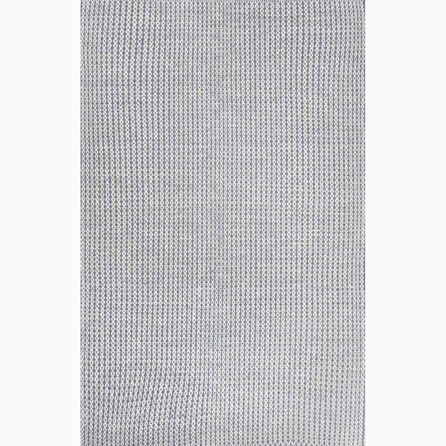 Hand made Blue/ Ivory 100 percent Wool Eco friendly Rug (8x10)