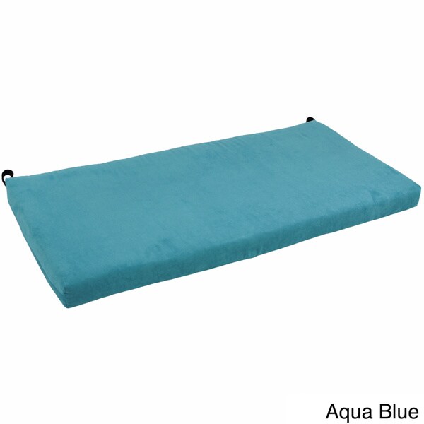 Blazing Needles 42-inch Microsuede Bench Cushion