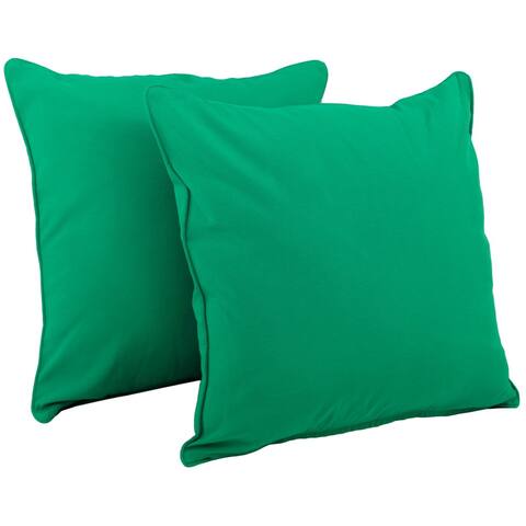 The Curated Nomad Eichler 25-inch Twill with Cording Throw Pillow
