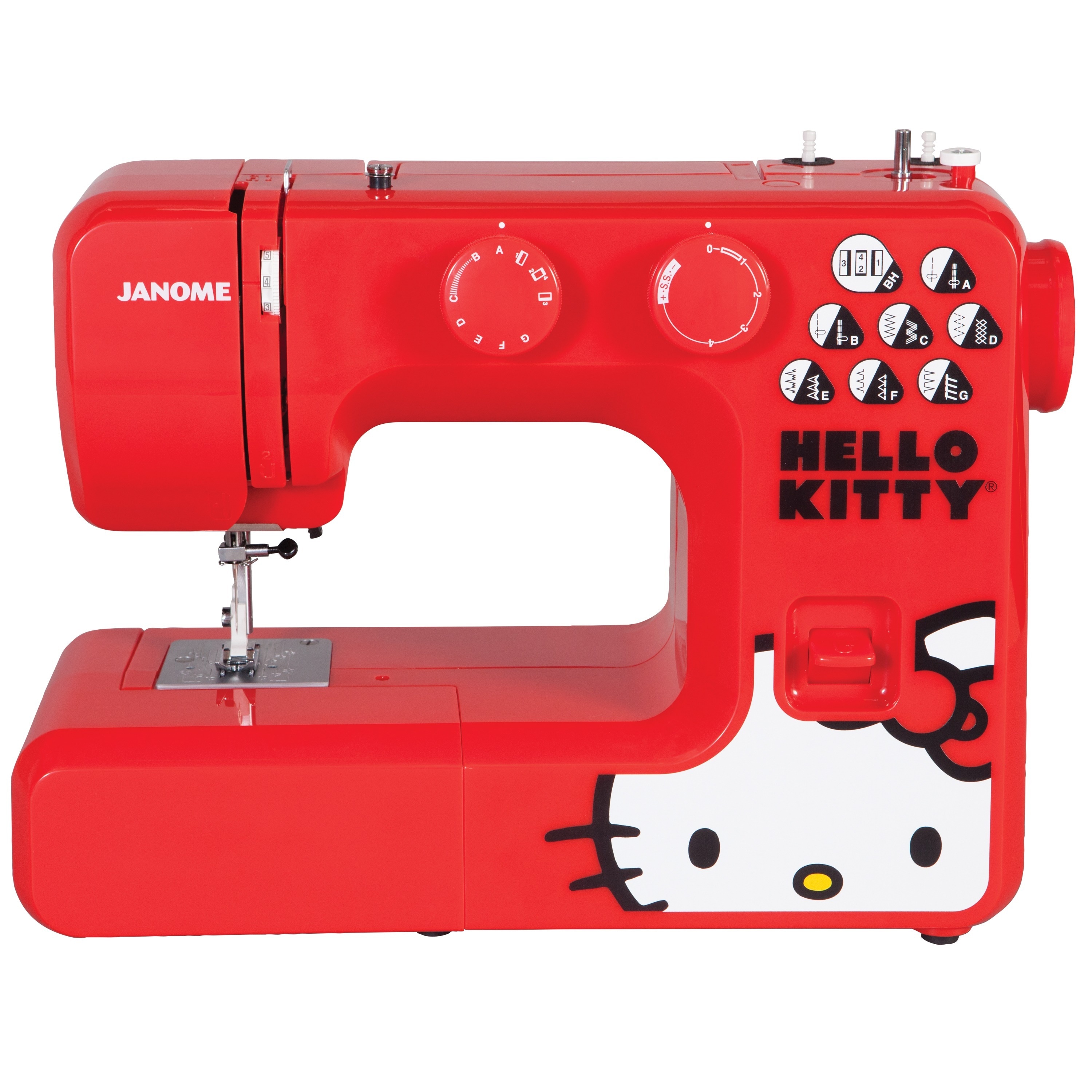 Shop Janome 13512 Red Hello Kitty Sewing Machine - Free Shipping Today