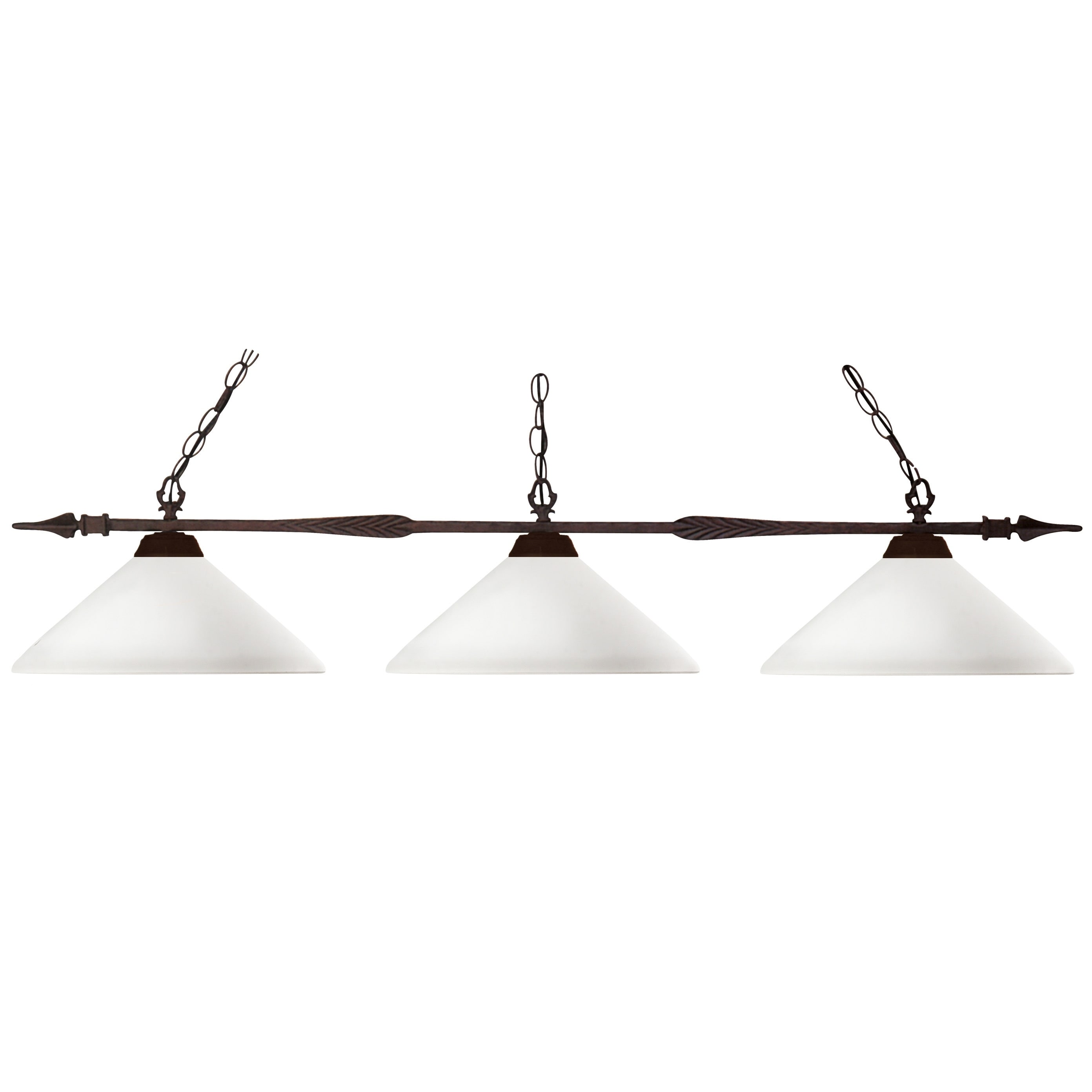 Z lite Bronze fixture 3 light Billiard