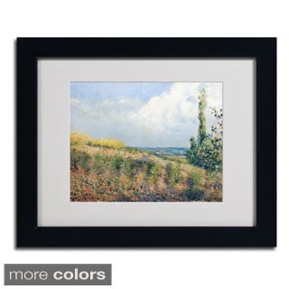Camille Pissarro 'The Approaching Storm' Framed Matted Art - Overstock ...