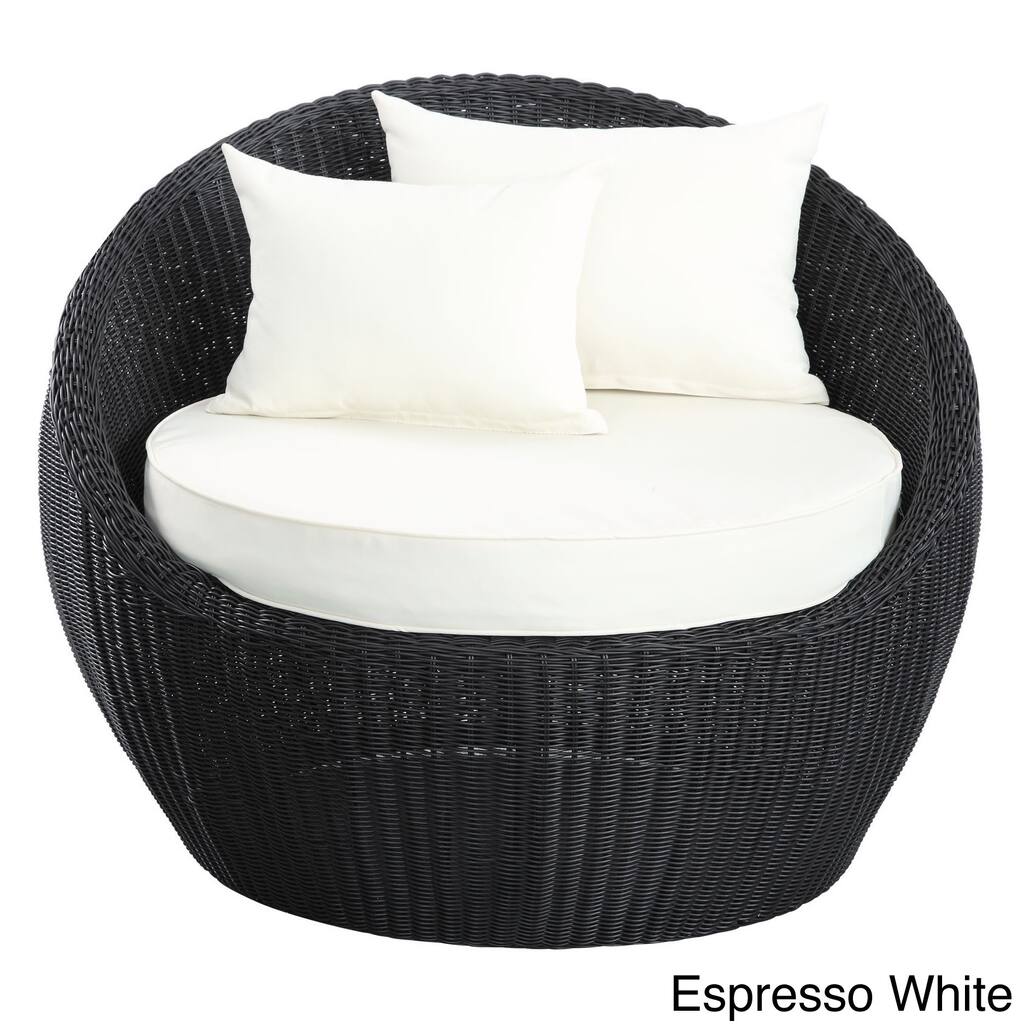 Luna Outdoor Round Rattan Patio Chair