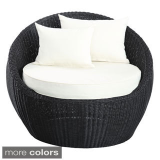 Shop Black Friday Deals On Luna Outdoor Round Rattan Patio Chair Overstock 8585273