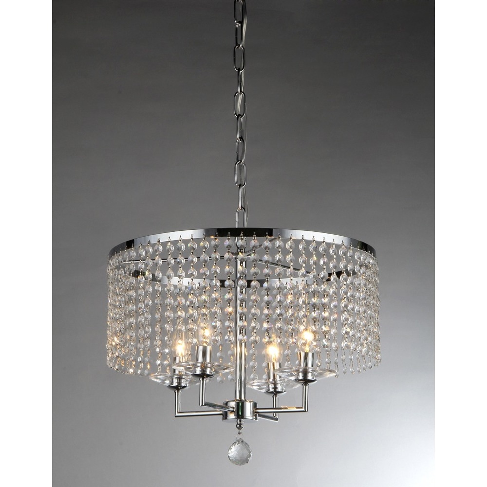 Dart Four light Crystal Chandelier