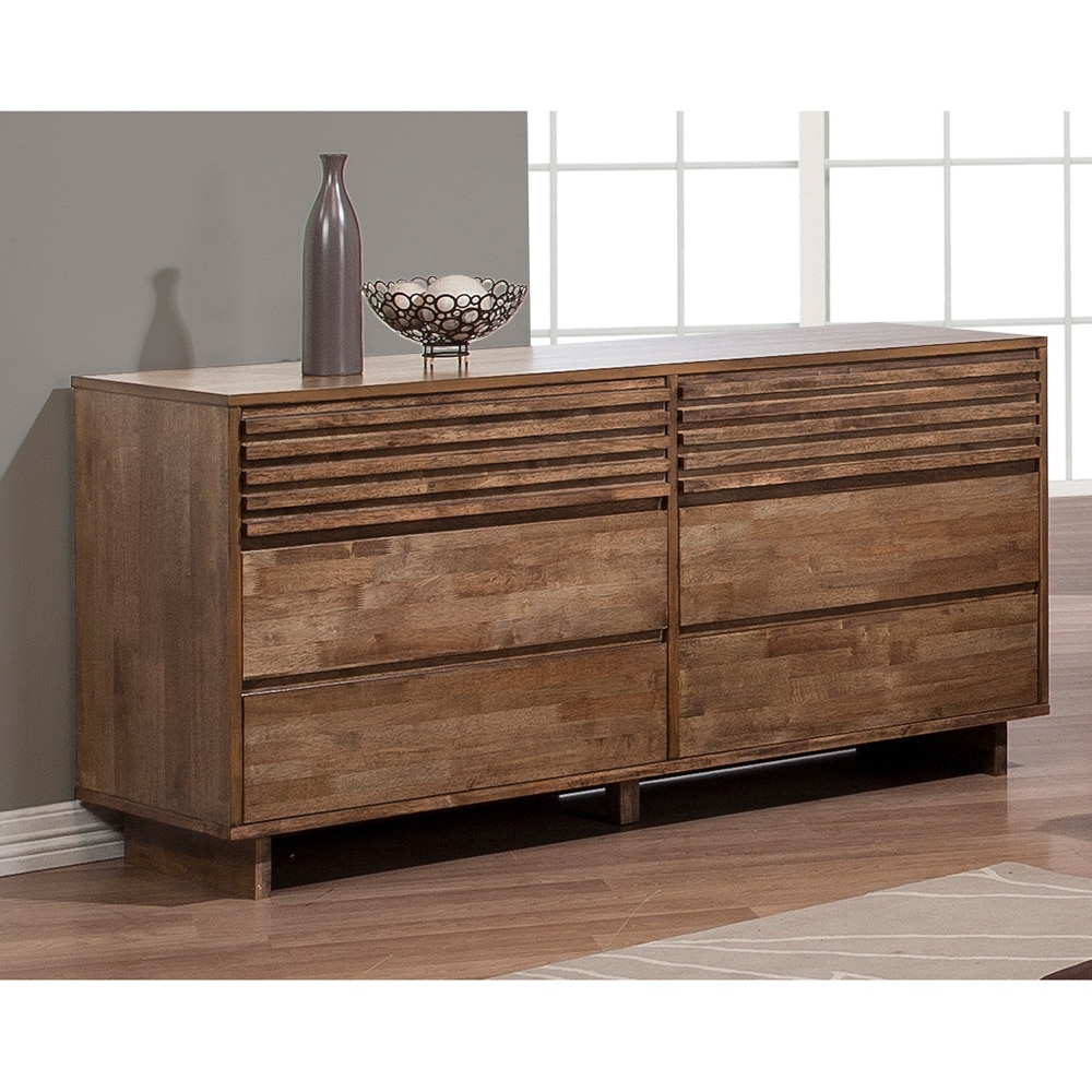 Tonics Array 6 drawer Dresser Tan Size 6 drawer