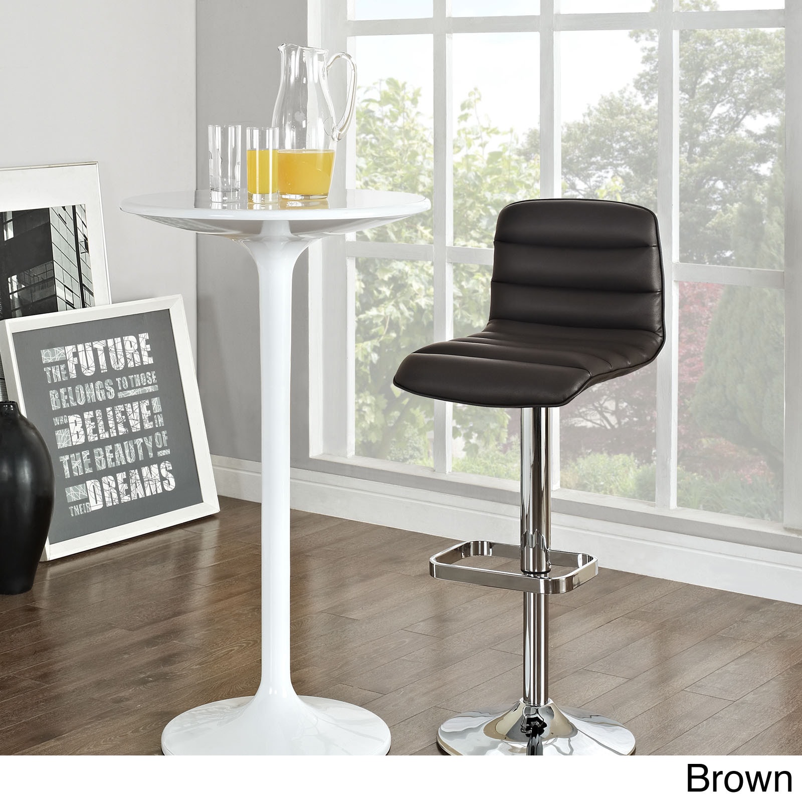 Ripple Black Bar Stool