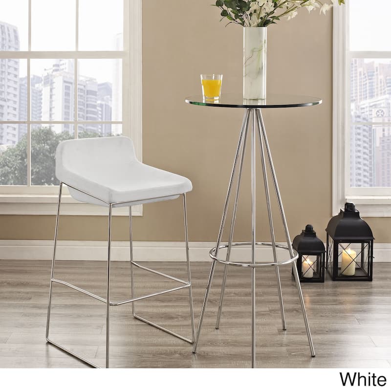Garner Bar Stool - White