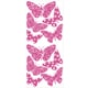 preview thumbnail 2 of 2, Flocked Butterfly Peel and Stick Wall Decals