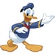 preview thumbnail 3 of 2, Donald Duck Peel and Stick Giant Wall Decal