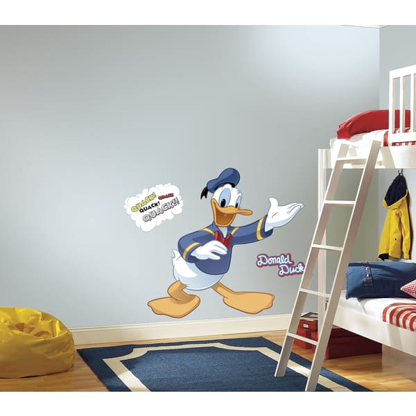 slide 2 of 4, Donald Duck Peel and Stick Giant Wall Decal