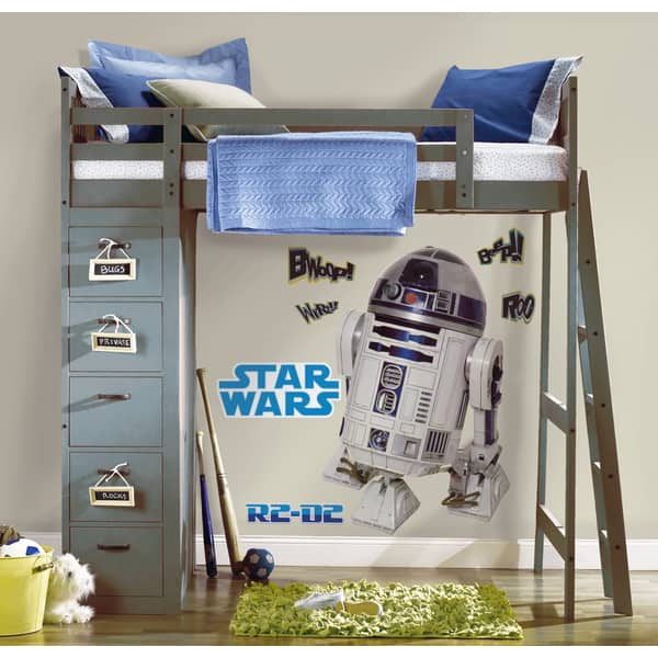 slide 2 of 4, Star Wars Classic R2D2 Peel and Stick Giant Wall Decal
