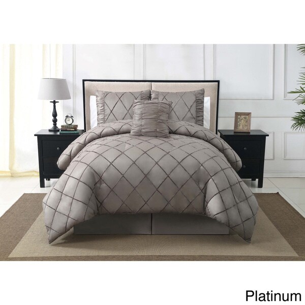 Shop VCNY Santiago Velvet 4piece Comforter Set Free Shipping Today