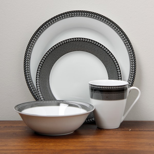 Oneida Night Out 16 piece Dinnerware Set Oneida Casual Dinnerware