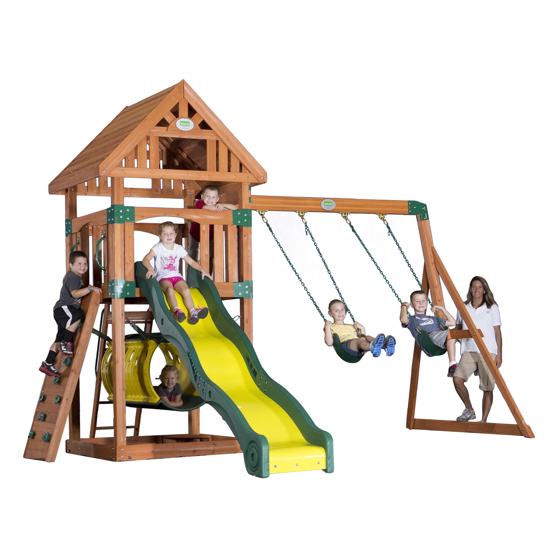 Backyard Discovery Compass All Cedar Swingset