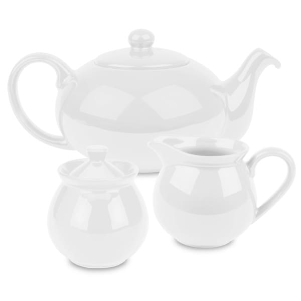 Waechtersbach Fun Factory White 3 piece Tea Set   Shopping