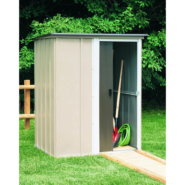 Arrow Brentwood 5 x 4-foot Steel Storage Shed - Free ...