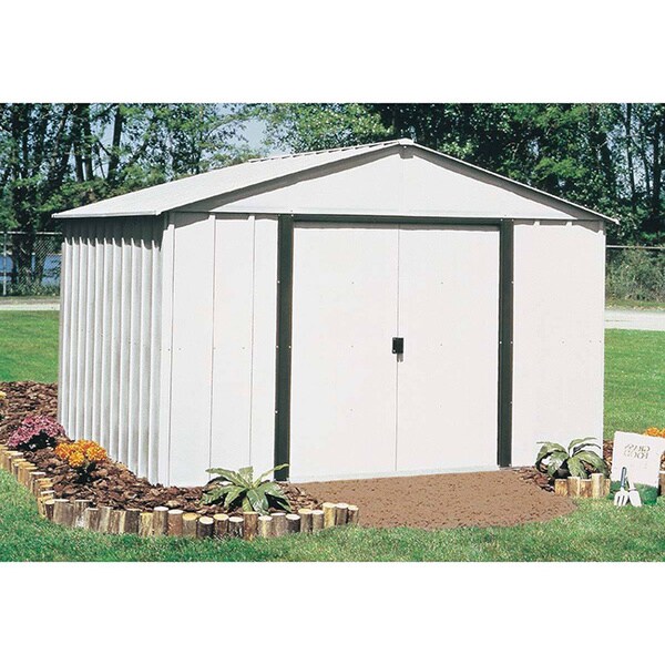 arrow arlington 12 x 10 steel storage shed - free shipping