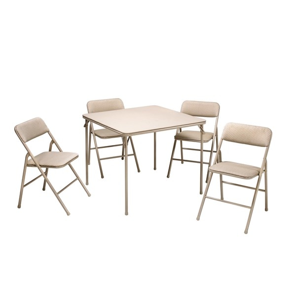 folding table and chairs set