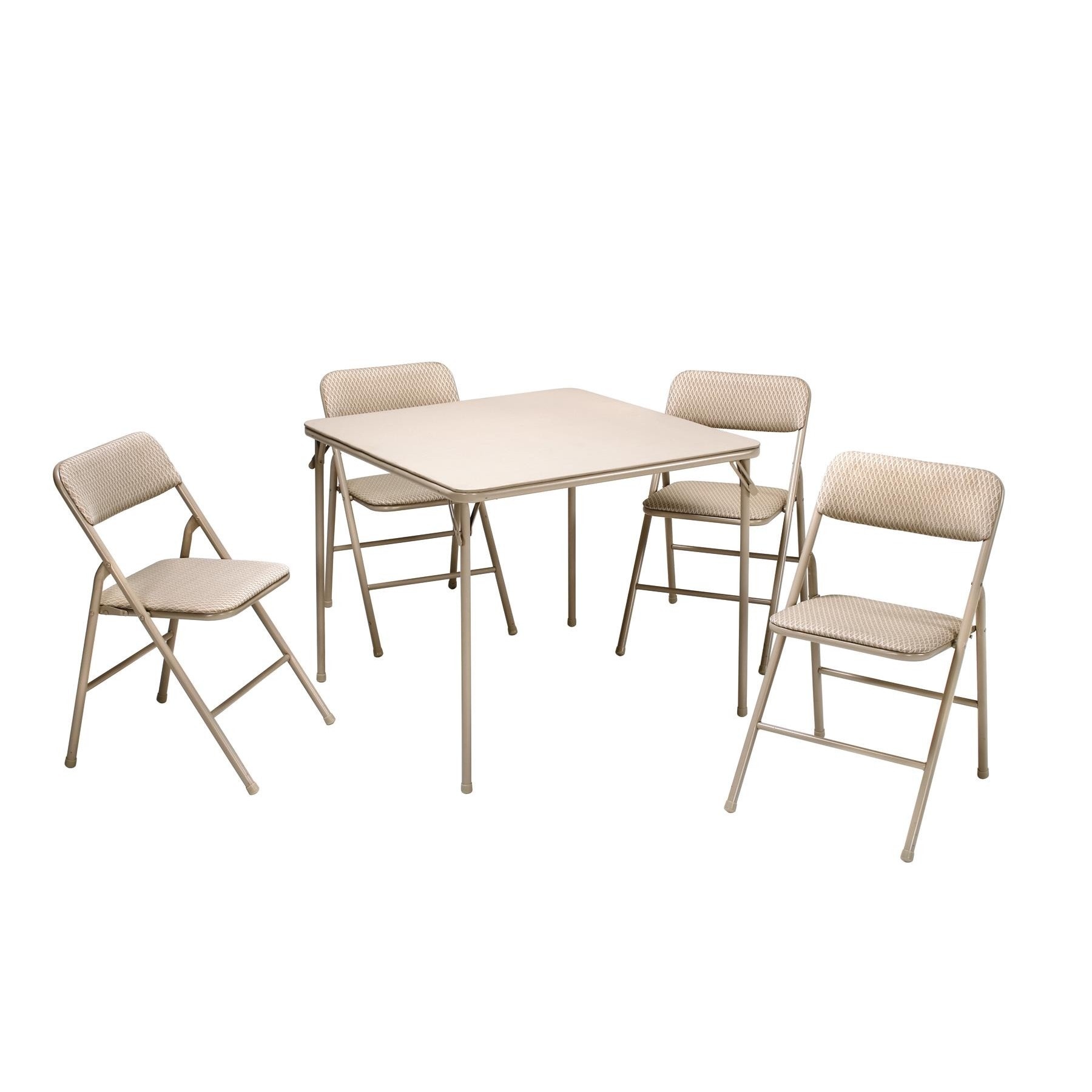 Folding Table And Chairs (5 piece Set)