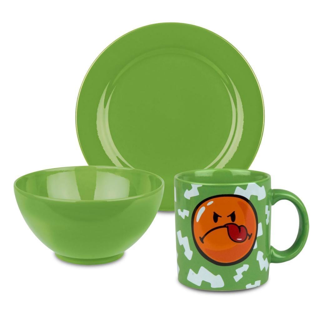 Waechtersbach Smiley Green Apple 3 piece Breakfast Set