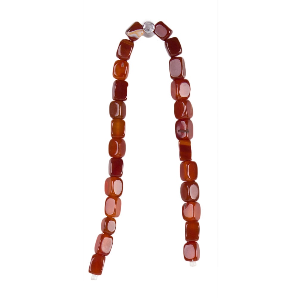 Dcwv Bead Strand 12 inch Stone Rectangle Red Bead Set (RedDimensions 12 inches longQuantity One (1) strandAll weights and measurements are approximate and may vary slightly from the listed information. )