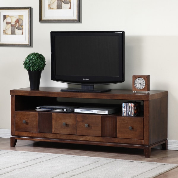 Shop Oliver & James Retro 2drawer Entertainment Center Free Shipping