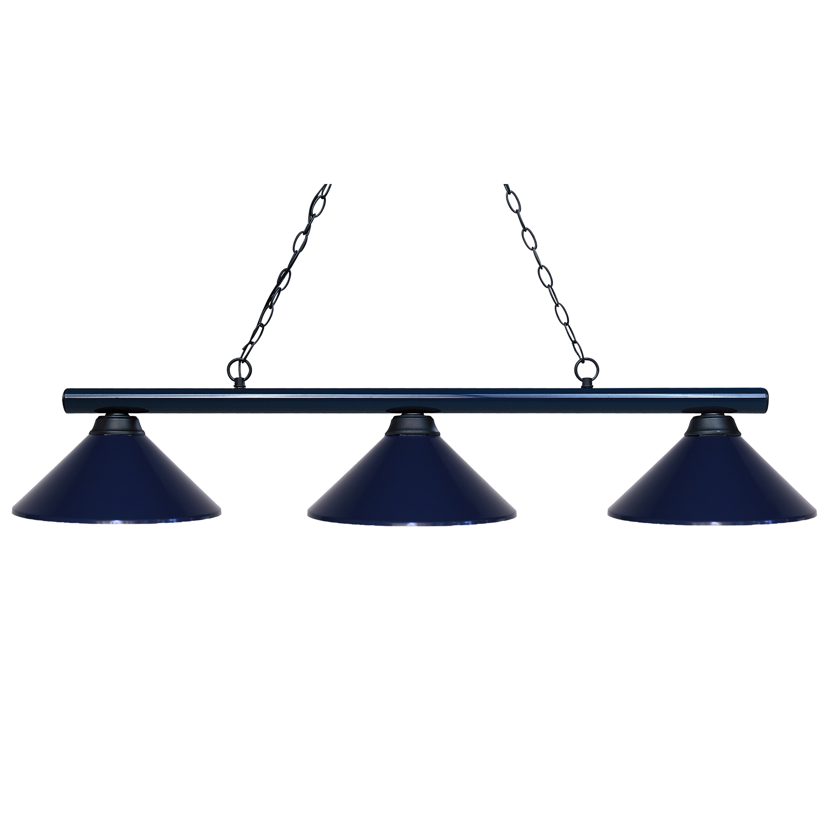 Z lite Blue fixture 3 light Billiard