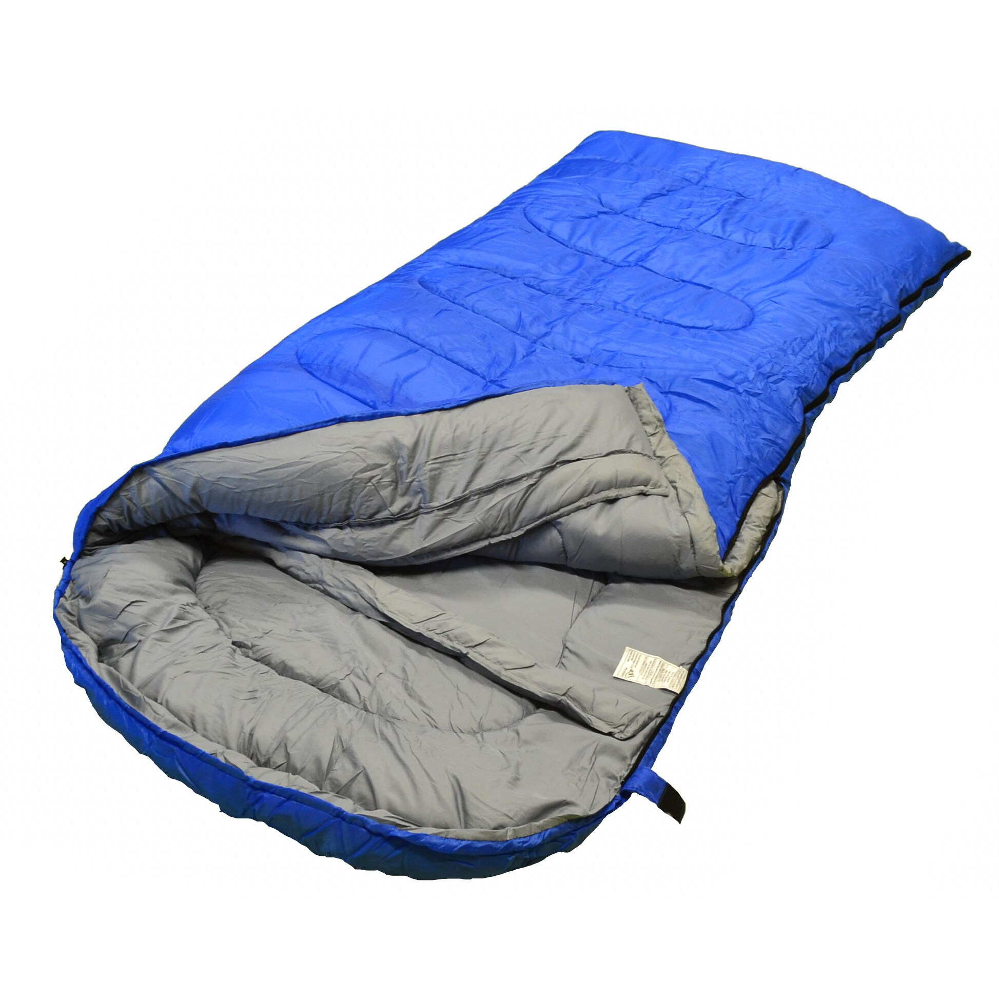 Big River Outdoors Rapid Ripstop 0 degree Oversized Sleeping Bag (BlackMaterials NylonDimensions 90.5 inches long x 40 inches wideModel 10001 )