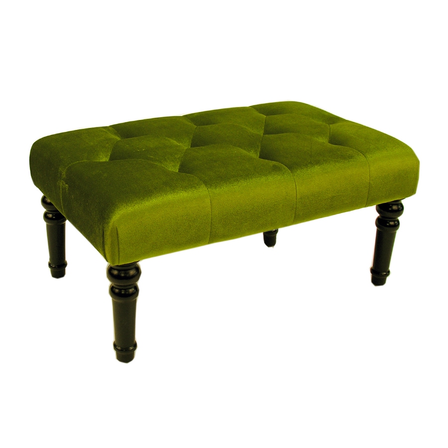 Warehouse Of Tiffany Green Bench Ottoman