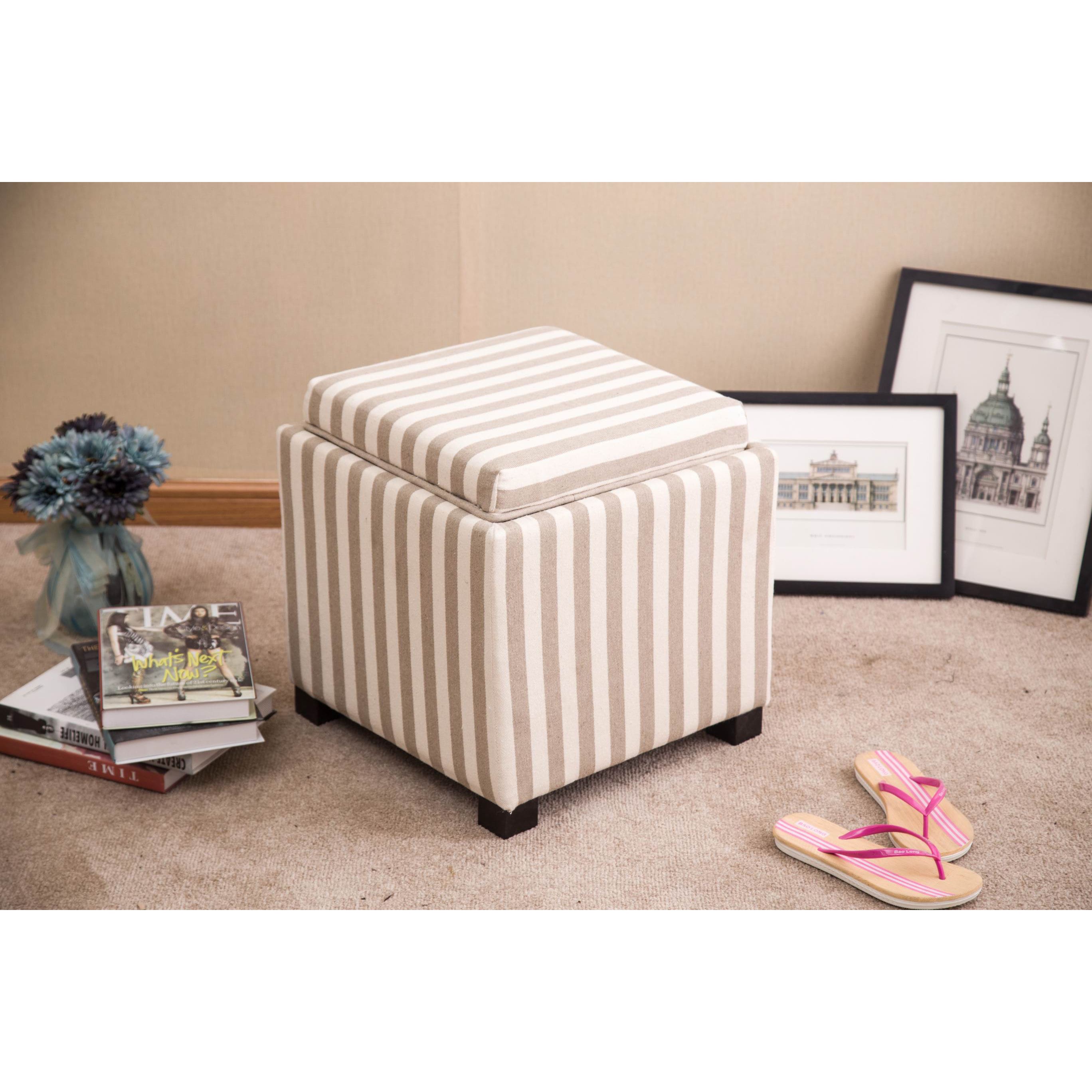 Warehouse Of Tiffany Grace Storage Ottoman