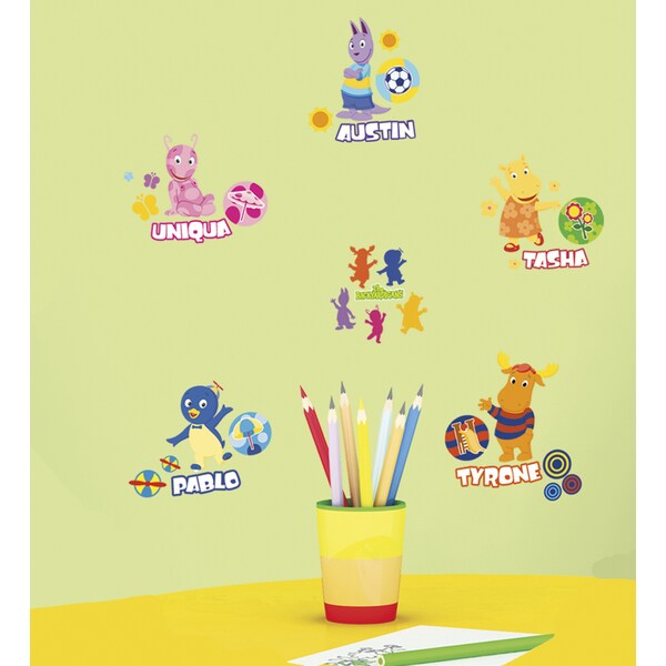 Backyardigans Stickers Set 2 Sheets Removable Wall Window Vinyl