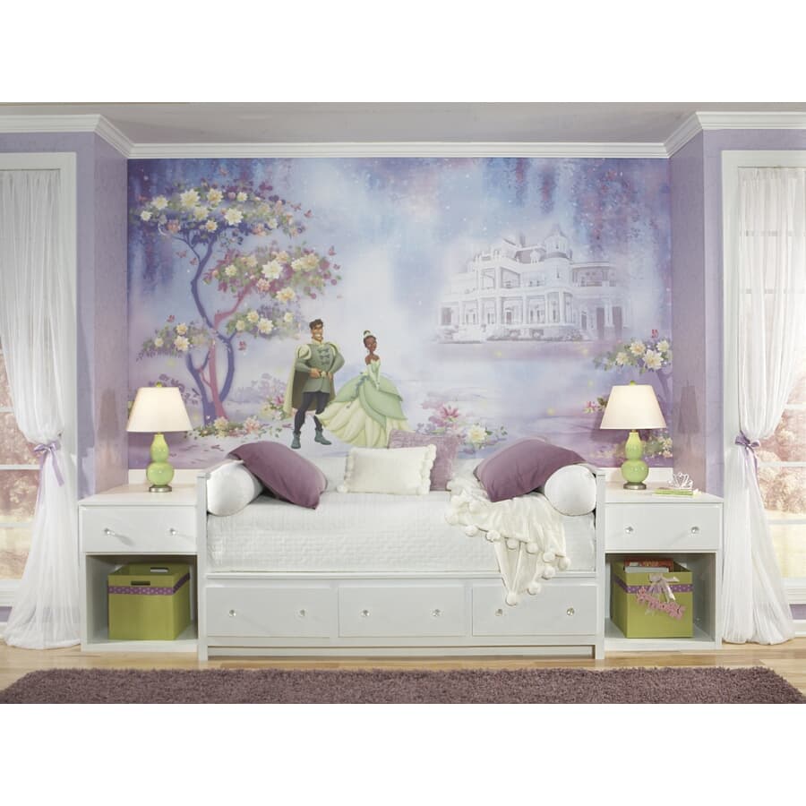 Princess & Frog Chair Rail Wall Mural by RoomMates