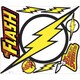 preview thumbnail 2 of 1, Classic Flash Logo Peel and Stick Giant Wall Decals