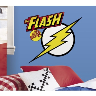 Classic Flash Logo Peel and Stick Giant Wall Decals