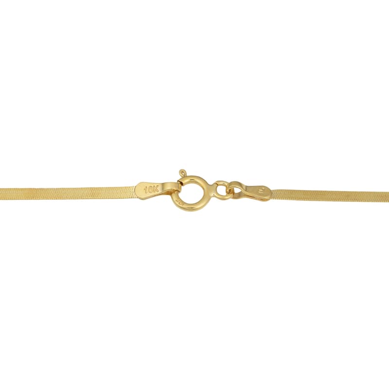 Fremada 10k Yellow Gold 1.9-mm Herringbone Necklace (18-20-inch)