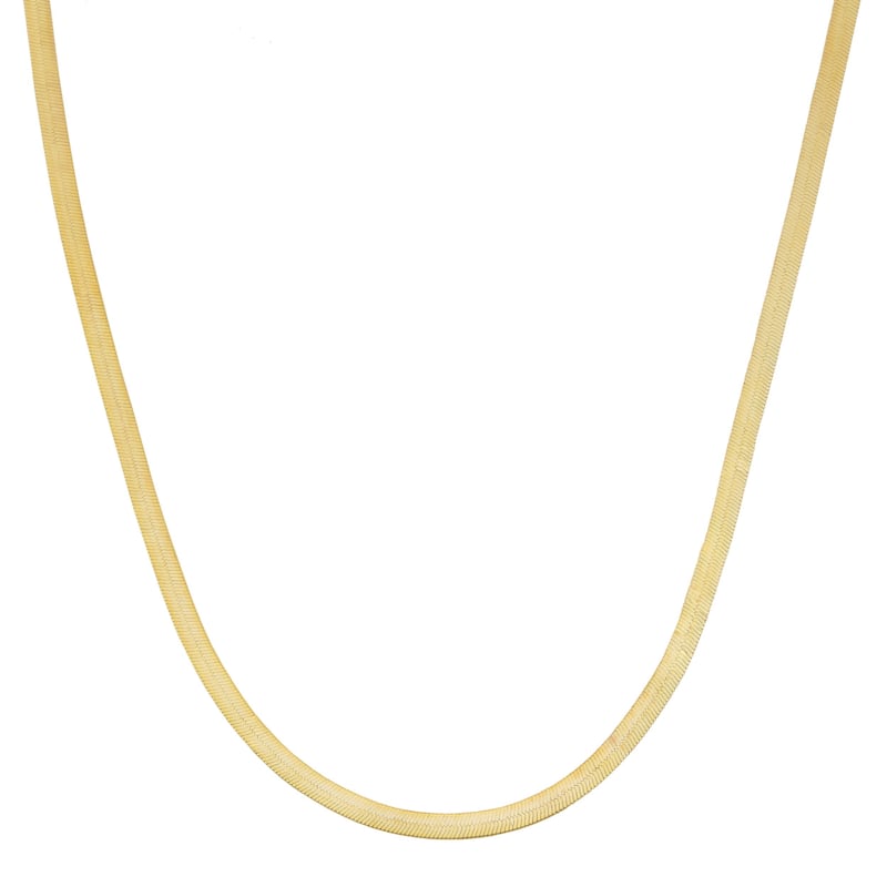 Fremada 10k Yellow Gold 1.9-mm Herringbone Necklace (18-20-inch)