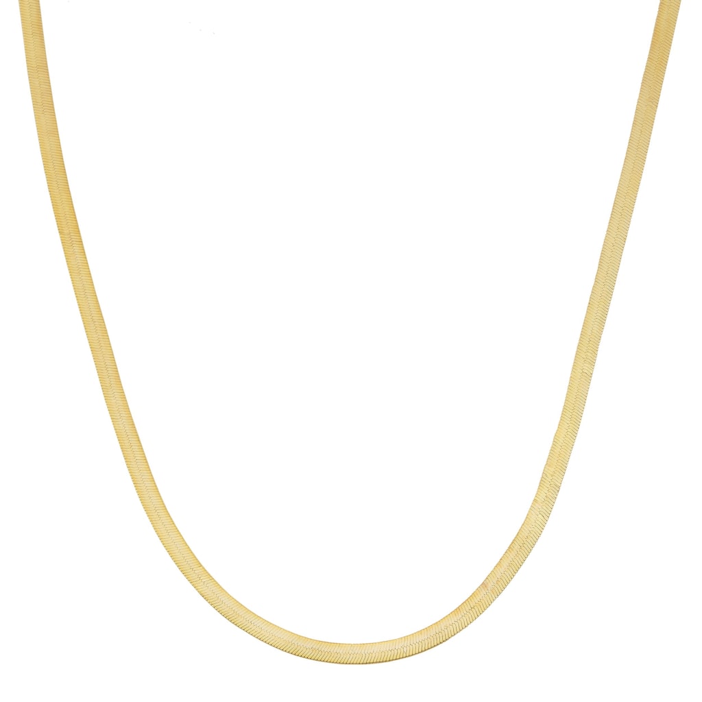 Fremada 10k Yellow Gold 1.9-mm Herringbone Necklace (18-20-inch)
