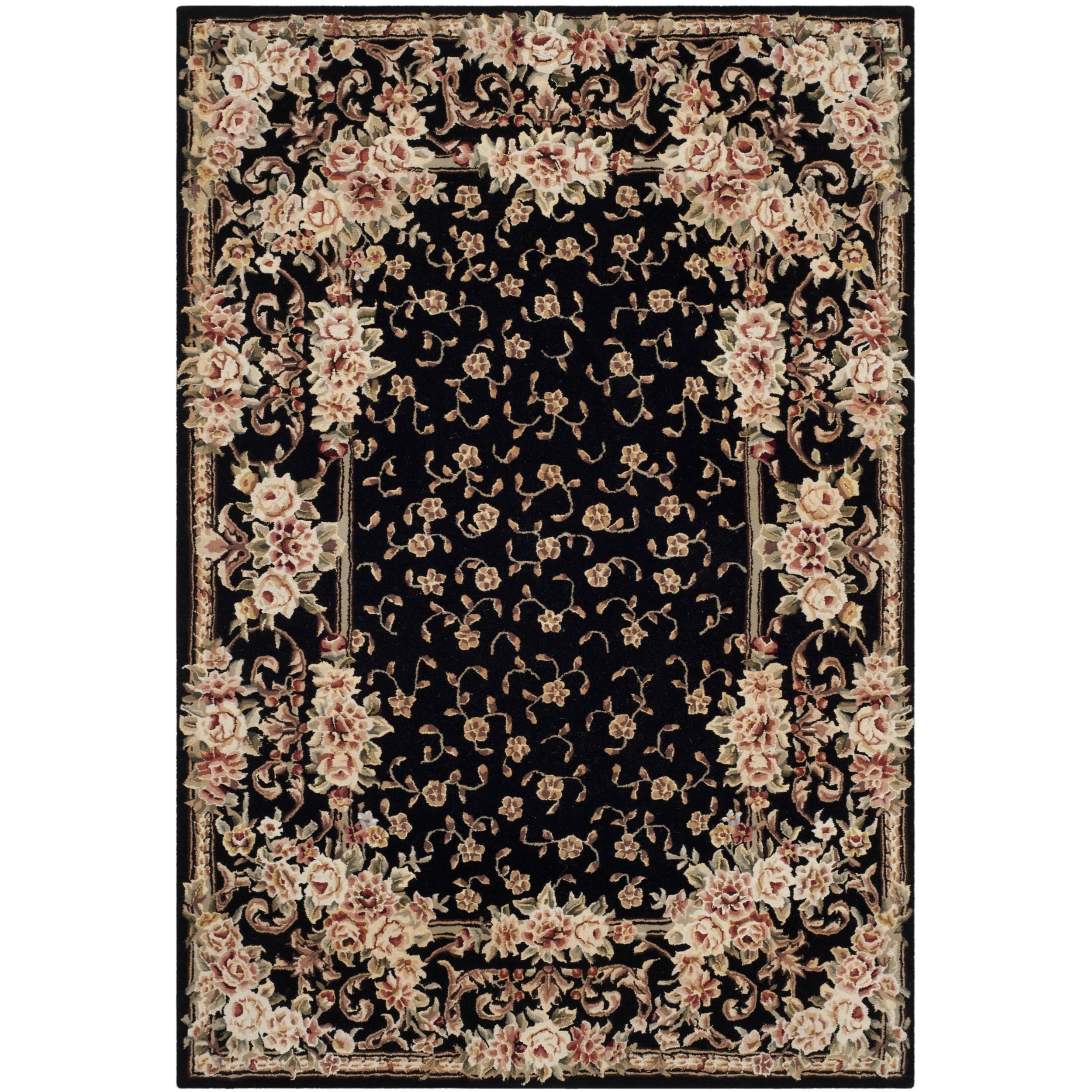 Safavieh Handmade Persian Court Multicolored Wool/ Silk Rug (4 X 6)