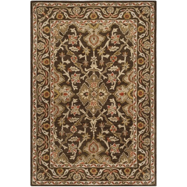 Safavieh Handmade Classic Brown/ Brown Wool Rug - 8' x 10'