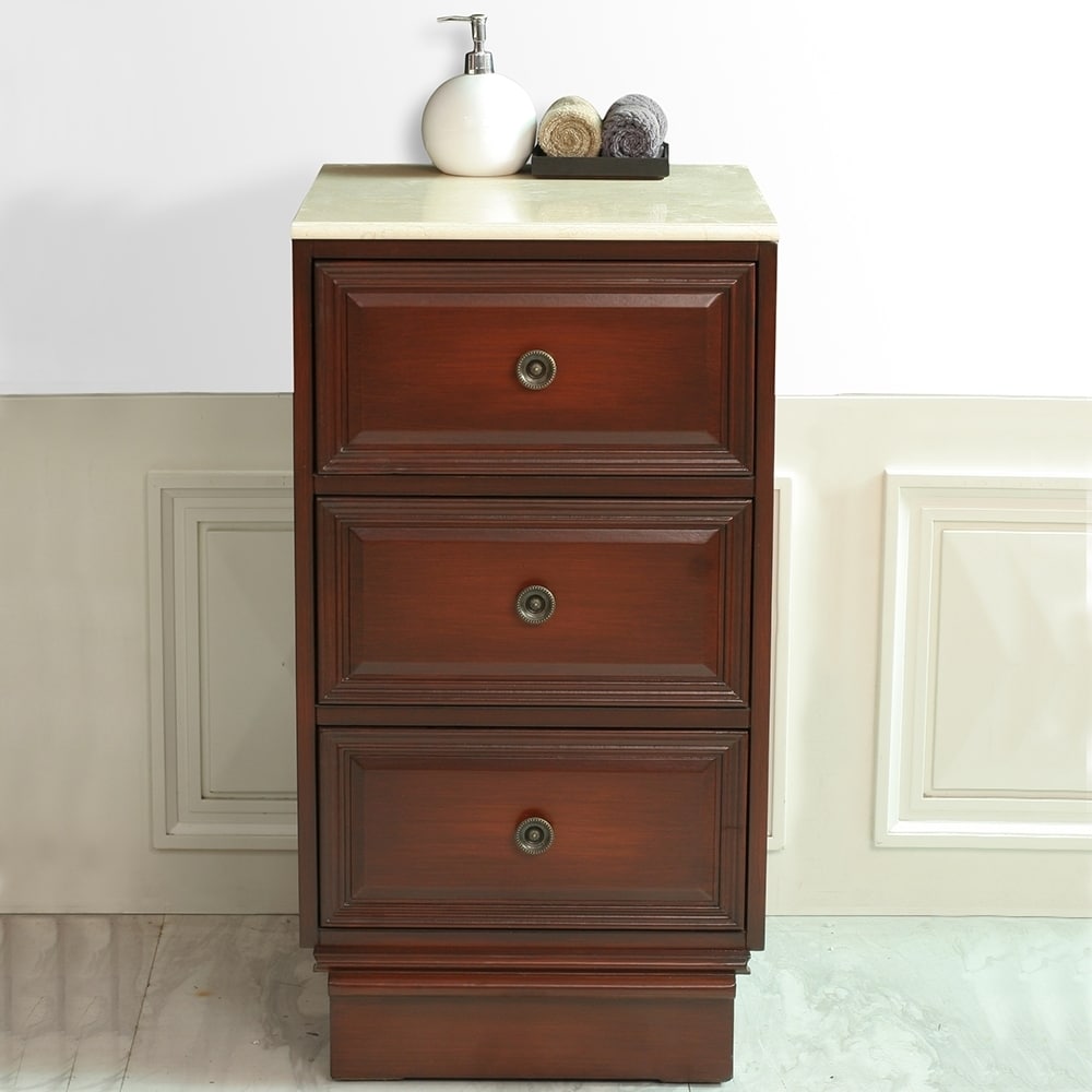 Virtu Virtu Benson 20 inch Antique Oak Single Sink Bathroom Vanity Oak Size Single Vanities