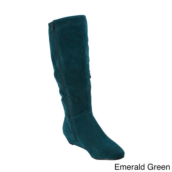 emerald green boots