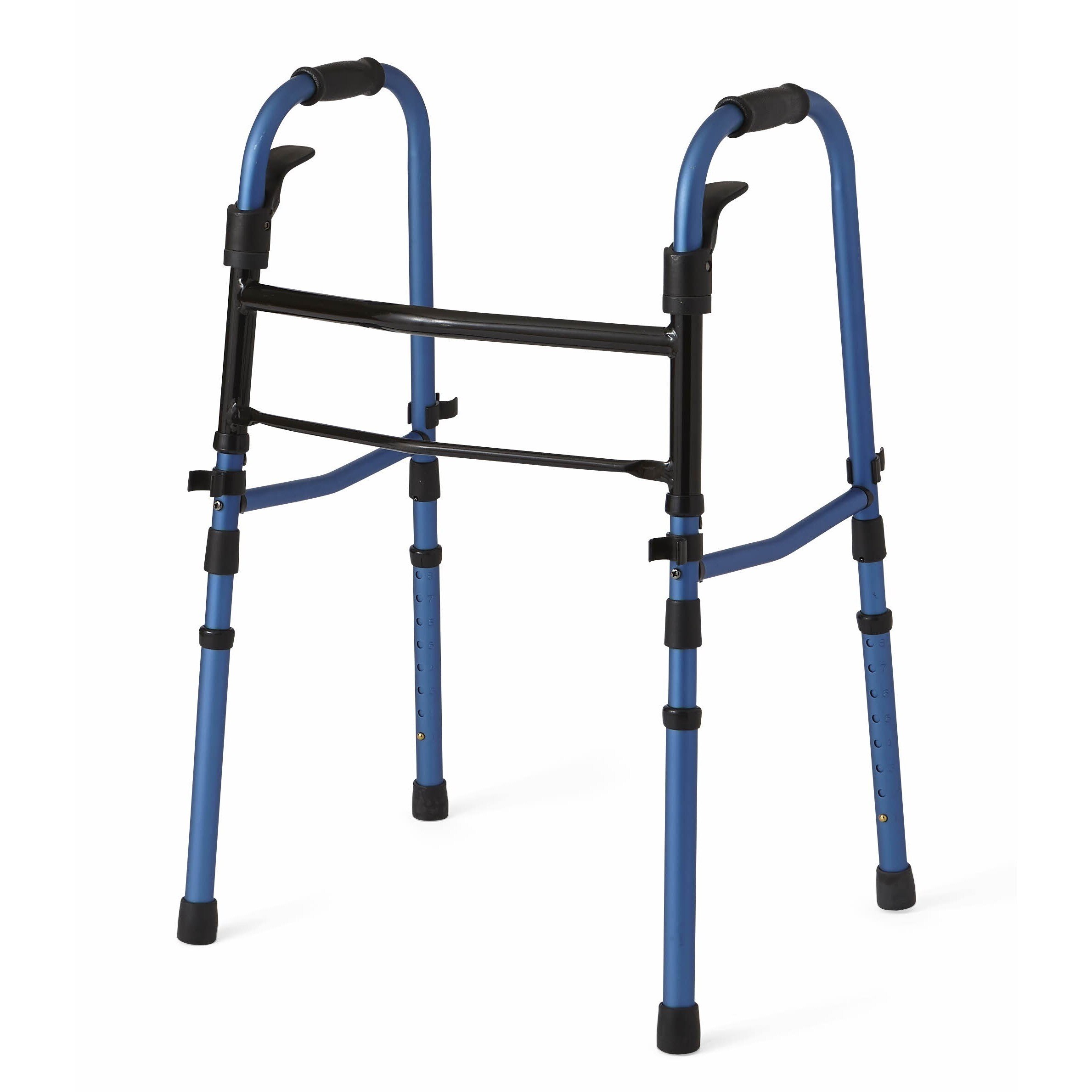 Medline Compact Folding Walker With Paddle Release